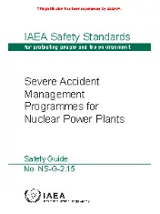 IAEA NS-G-2.15 2009