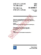 IEC TS 61994-1 2003