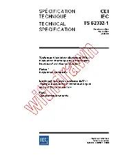 IEC TS 62332-1 2005