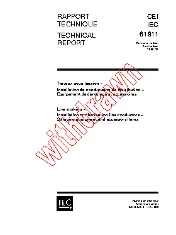 IEC TS 61911 1998