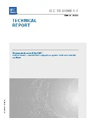 IEC TR 61000-1-7 2016