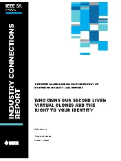 IEEE Who owns our second lives - Virtual clones and the right to your identity 2021