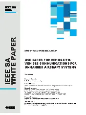 IEEE Vehicle-to-Vehicle (V2V) Unmanned Aerial Vehicle (UAV) Communication Based on Use Cases