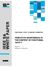IEEE Predictive Maintenance in the Context Of Functional Safety