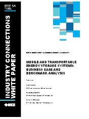 IEEE Mobile and Transportable Energy Storage Systems: Business Case and Benchmark Analysis
