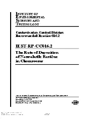 IEST RP-CC016.2 2002