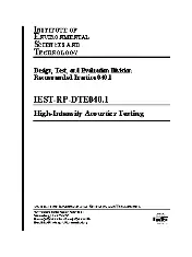 IEST RP-DTE040.1 2017