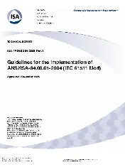 ISA TR84.00.04Part1 2005