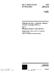 Financial services — Universal financial industry message scheme — Part 6: Message transport characteristics