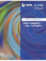 ISPE GAMP RDI Good Practice Guide - Data Integrity - Key Concepts 2018
