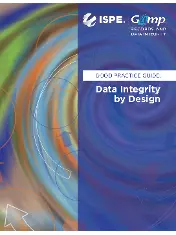 ISPE GAMP RDI Good Practice Guide - Data Integrity by Design 2020