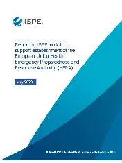 ISPE Report on ISPE work to support establishment of the EU Health Emergency Preparedness and Response Authority (HERA) 2023