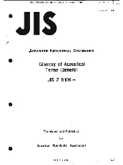 JIS Z 8106-1988