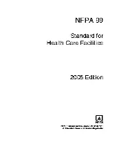 NFPA 99 2005