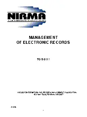 NIRMA TG15 2011