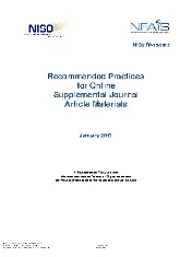 NISO RP-15 2013