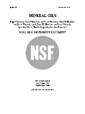 NSF MINERAL OIL 2004