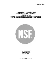 NSF N-BUTYL ACETATE 2003