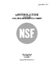 NSF BUTYROLACTONE 2003
