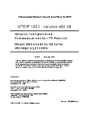 NTCIP 1203 2010