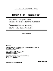 NTCIP 1104 2008