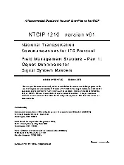 NTCIP 1210 2010