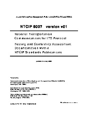 NTCIP 8007 2008