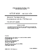 NTCIP 9001 2009