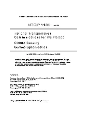 NTCIP 1105 2001