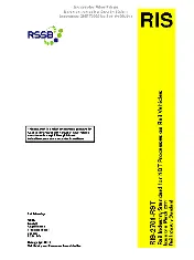 RSSB RIS2701RST Iss 1 2011