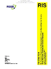 RSSB RIS3702TOM Iss 2 2014