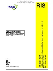 RSSB RIS3701TOM Iss 1 2010