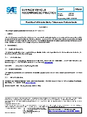 SAE J1691™ APR2026 Plastic Motor Vehicle Safety Glazing - Tolerances and Fabrication Details
