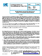 SAE J2998-2026 Model Description Documentation Recommended Practice for Ground Vehicle System and Subsystem Simulation
