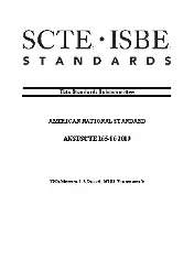 SCTE 165-06 2019