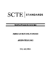 SCTE 161 2022