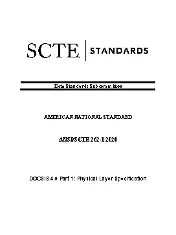SCTE 262-1 2022