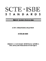 SCTE 258 2020