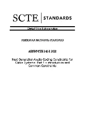 SCTE 242-1 2022