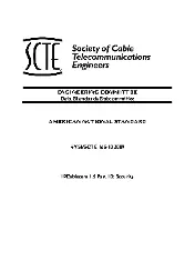 SCTE 165-10 2009