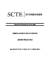 SCTE 147 2022