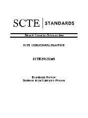 SCTE 291 2024