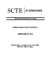 SCTE 272 2021