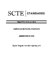 SCTE 30 2021