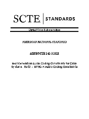 SCTE 242-3 2022
