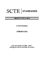 SCTE 194-1 2024