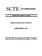 SCTE 48-3 2021