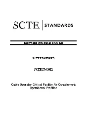 SCTE 274 2021