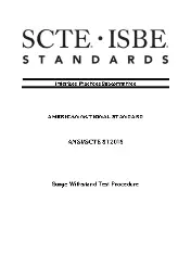 SCTE 81 2018