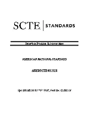 SCTE 01 2021